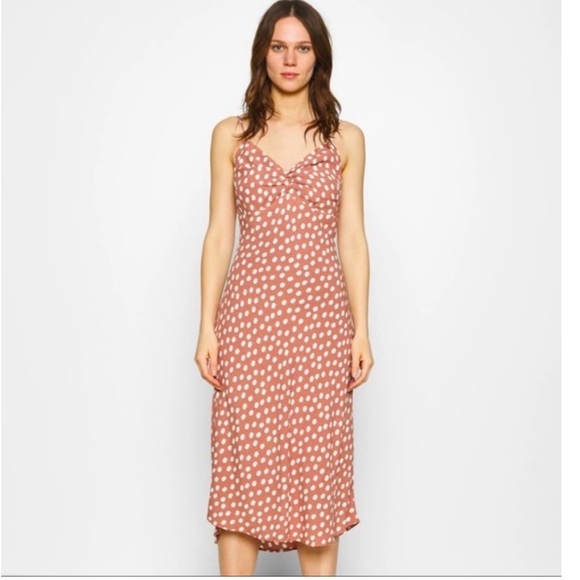 A&F Polka Dot Midi Dress - Picture 1 of 4